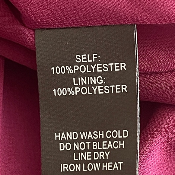 Lulus Groove Thing Magenta Swing Dress Women's Size S Maroon Burgundy High Neck - Picture 8 of 9